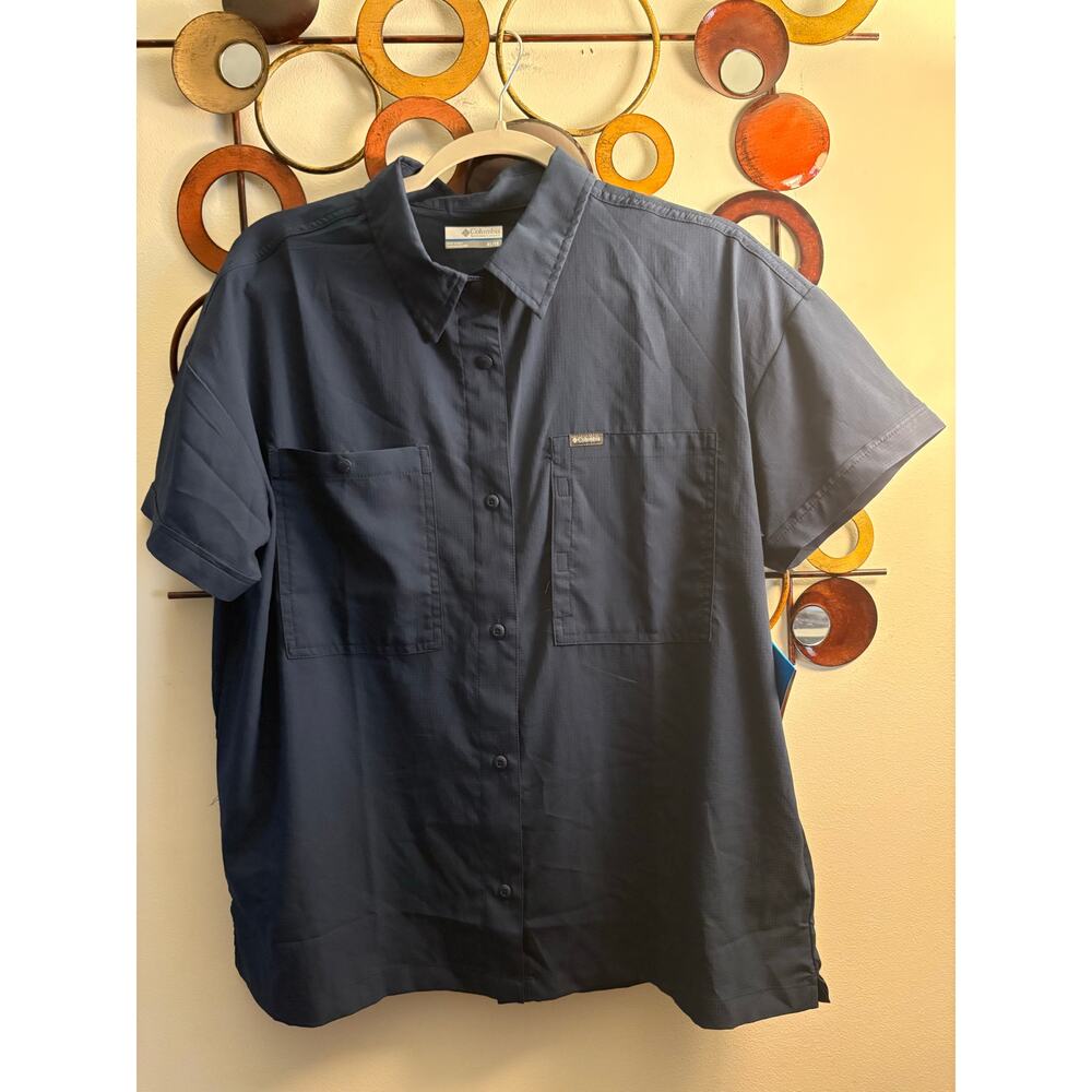 Women’s xl navy Columbia Omni shade regular fit 50 UPF